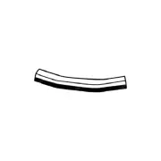 Upper Right Radiator Hose 34mm x 330mm for Mitsubishi Lancer CF CJ 4B11 2.0L