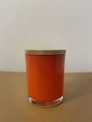 6 Empty Candle Jars with Lids 6.7oz/200ml