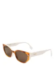 Fendi Cat Eye Sunglasses Honey Brown FE40018I