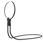 "3-in-1 Multiple Use Magnifying Glass with Light, Large 5.12"" Diameter Glass Lens, 24 Ultra-Bright Adjustable LED Lights"