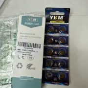 YKM 371 SR920SW Watch Battery AG6 370 371 Button Coin Cell Long Lasting 1.55V 10