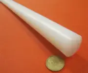 UHMW Round Extruded Rod White 1.125" Diameter x 36" Long