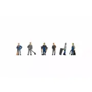 N15116 Noch OO/HO Gauge Caretakers (6) Figure Set