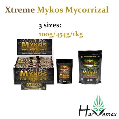 XTREME Mykos Mycorrhizal Organic Soil Fungi Root Enhancer 100g / 454g / 1kg