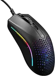 Glorious Model O 2 Mini Wired Gaming Mouse: Superlight 49g, 26K Optical Sensor, Motion Sync, 80M Clicks, 6 Programmable Buttons, Mouse for Small Hands, FPS, MMO, MOBA, Battle Royal Mouse - Black
