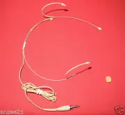 Dual ear Headset Microphone 3.5mm Jack Screw Lock Plug for PC Wireless System