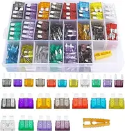 Car Fuse Assortment Kit, 264 Small Blade Fuses Automotive + 220 Medium Auto Fuses + 1 Fuse Puller for Car/SUV/RV/Boat/Truck(2Amp 3A 5A 7.5A 10A 15A 20A 25A 30A 35A 40A) 485Pcs