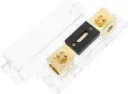 TIDTALEO Automotive Audio Fuse Block Amplifier Fuse Holder for Car Easy Installation High Power Protection Multi Circuit Safety Transparent Design for Quick Maintenance