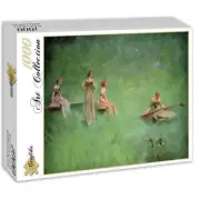 Grafika 1000 piece jigsaw puzzle. The Lute, Thomas Wilmer Dewing (1851-1938)