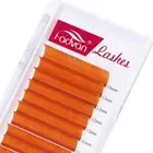 Color Lash Extensions 0.07 C Curl Volume Lashes 8-14mm Mixed Tray Orange Lash Ex