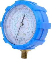 Generic HVAC Manifold Gauge Set - Reliable Low and High Pressure Gauge Portable Tester for Car and Home Cooling Systems with Durable Construction
