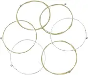 Hoement 6pcs Strings Folk Guitar Strings Durable Acoustic Replacement Strings Standard Tension for Classical Acoustic Guitars Exceptional Tone and Performance