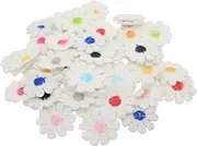 50 Pieces Flower Embroidered Sew On Applique Lace Patch Sewing Trims for Clothes
