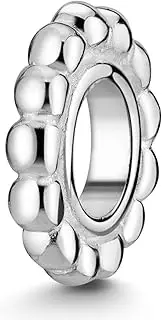 [MATERIA by Matthias Wagner] Materia Spacer 925 Silver-Filigree Bead Spacers Wave Silver for European Beads Armband 887