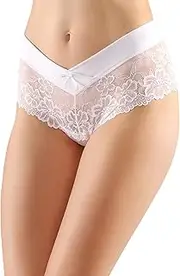 [Bellivalini] BLV-GAB-155 Women's Hipster Hot Pants with Lace Underwear Floral Pattern