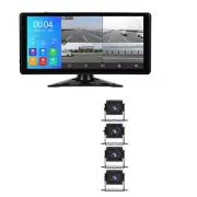 Bluetooth Car Monitor 10.36in Touch Screen Full View HD 1080P Backup Camera 12V (for: Honda Civic)