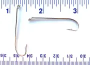100 GT Nickel Plated Down Eye Virginia style Aberdeen Fishing Hooks size 4