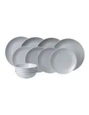[Royal Doulton] Maze 12pc Set Light in Grey