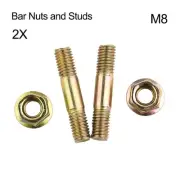 Set of 4 Bar Nuts and Bar Studs Bolts for BaumrAg SX62 Chainsaw Chain Saw