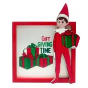 Elf On the Shelf Gift Giving Time Table Sign, 7.5"