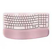 Logitech Wave Keys Wireless Ergonomic Keyboard - Rose [920-012514]