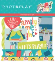 Photoplay Paper "We Can Just Stay Home" Ephemera Die Cuts 26/pk Family