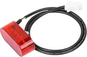 Electric Scooter Front Rear Fender Speedway/Rockway/Dual Crossover Kickscooter Rear Mudguard Brake Taillight Lamp Parts Skateboard Mudguard(Taillight)