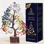 7 Chakra Tree, Crystal Tree of Life, Chakra Tree, Seven Chakra Tree, Feng Shu...