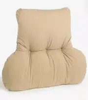 BEIGE ARMCHAIR BACK SUPPORT CUSHION | Sofa Cushion Support Chair Posture Support