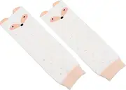 [SAFIGLE] Knee Socks Knee Pads for Crawling Knee Pads for Babies Knee Pads Long Leg Warmer Knee Pads for Crawling Leg Warmers Knee Pads for Pink Combed Cotton