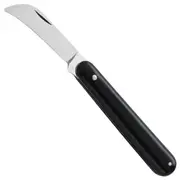 Antonini Traditional Curved Grafting Knife - Black / Satin