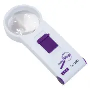 SuperMag 7X LED Lighted Pocket Magnifier - 1.9 Inch Lens