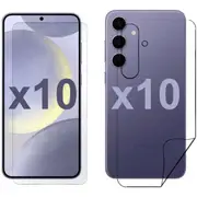 10 Set Tempered Glass Screen Protector for Samsung Galaxy S24+ PLUS Front and Back Film Bulk