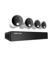Night Owl 4K UHD Wired Security System 4 Cameras 8-Channel DVR & 1 TB Hard Drive