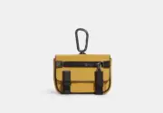 Coach Micro Track Key Fob Bag Charm Card Case Airpod Holder * NWT* C6964