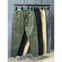 在飛比找ETMall東森購物網優惠-冬季軍綠色寬松加絨百搭潮牌褲子