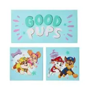 Idea Nuova Nickelodeon Paw Patrol 3-Piece Canvas Wall Art Set
