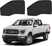 ULROLIT Front Side Window Sun Shade for 2021-2025 Fo-rd F150 Accessories 2Dr 4Dr Pickup, Foldable Window Sunshade Sun Visor Protector for F150, Side Window Shades Sun Shield Blocks UV Rays Heat