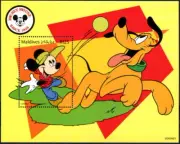 DISNEY - Maldives - 1999 'FETCH WITH PLUTO' Miniature Sheet MNH [F0924]