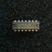 (PKG of 5) SN74AS1000AN Quad 2-Input Positive-NAND Buffer/Driver, PDIP-14, TI
