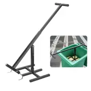 Manual Trash Compactor, Waste Recycling Hand Tool for Outdoor, Touchless Trash B