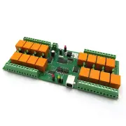 USB 16 Channel Relay Module,Board for Home Automation - Virtual COM port (VCP)