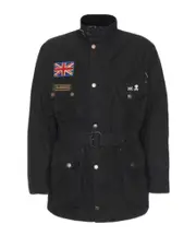 Barbour Steve McQueen 60th Anniversary Wax Jacket XL,L black