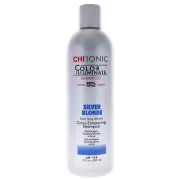 Chi Ionic Color Illuminate Silver Blonde Color Enhancing Shampoo 12 oz (Sealed)