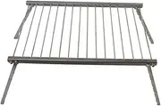 Round Tube Barbecue Grill, Simple Barbecue Shelf, Barbecue Stove for Outdoor Cooking Camping Hiking Beach