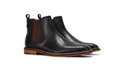 Julius Marlow Mens Scuttle Mocha Chelsea Work Leather Boots Shoes - Black