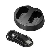 KingMa NP-FZ100 Dual Slot Micro USB Battery Charger for Sony ILCE-9 A7M3 /Lot I