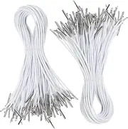 GRADENEVE 200pcs Elastic Barbed Cords with Metal Ends Durable Stretch String for DIY Crafts Mask Lanyards and Lightweight and Versatile Hat Strings for Easy Use