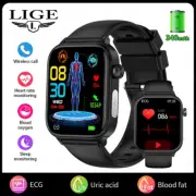 For Xiaomi ECG+PPG Blood Pressure Smart Watch Women Blood Fat Uric Acid HRV Moni