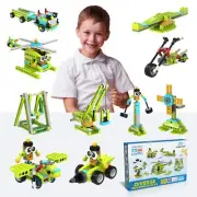Building Robot Kit 370+ Educational DIY Building Blocks 100+ Models STEM Robo...